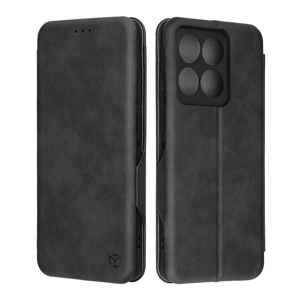 Ovitek za Motorola Edge 60 Pro, Techsuit, Safe Wallet Plus, Črn