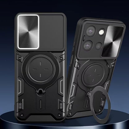 Ovitek za Motorola Edge 70 Fusion, Techsuit, CamGuard Pro, Črna