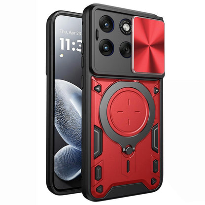 Ovitek za Motorola Edge 70 Fusion, Techsuit, CamGuard Pro, rdeč