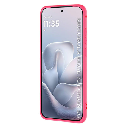 Ovitek za Motorola Edge 70 Fusion, Techsuit, SoftFlex, Temno roza