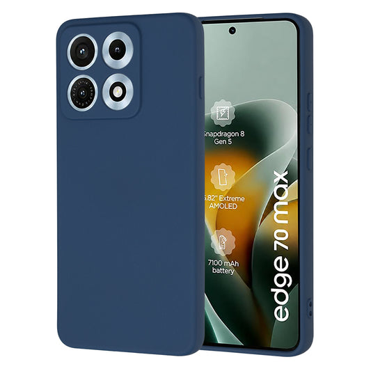 Ovitek za Motorola Edge 70 Max, Techsuit, SoftFlex, temno moder