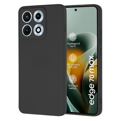 Ovitek za Motorola Edge 70 Max, Techsuit, SoftFlex, Črn