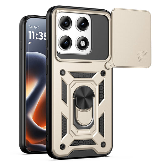 Ovitek za Motorola Edge 70 Pro, Techsuit, CamShield, Zlata