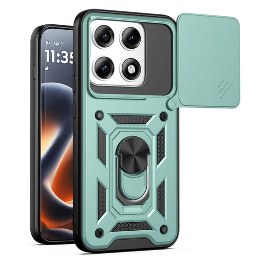 Ovitek za Motorola Edge 70 Pro, Techsuit, CamShield, Zelen