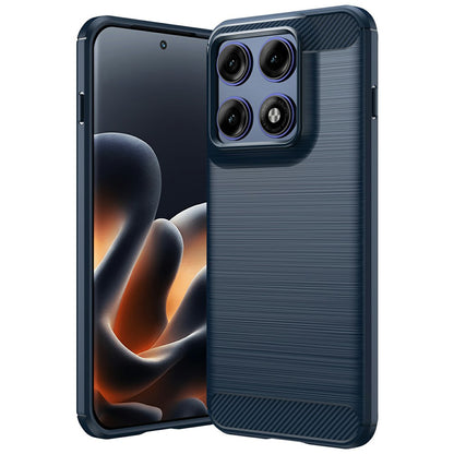 Ovitek za Motorola Edge 70 Pro, Techsuit, Karbon, Modra