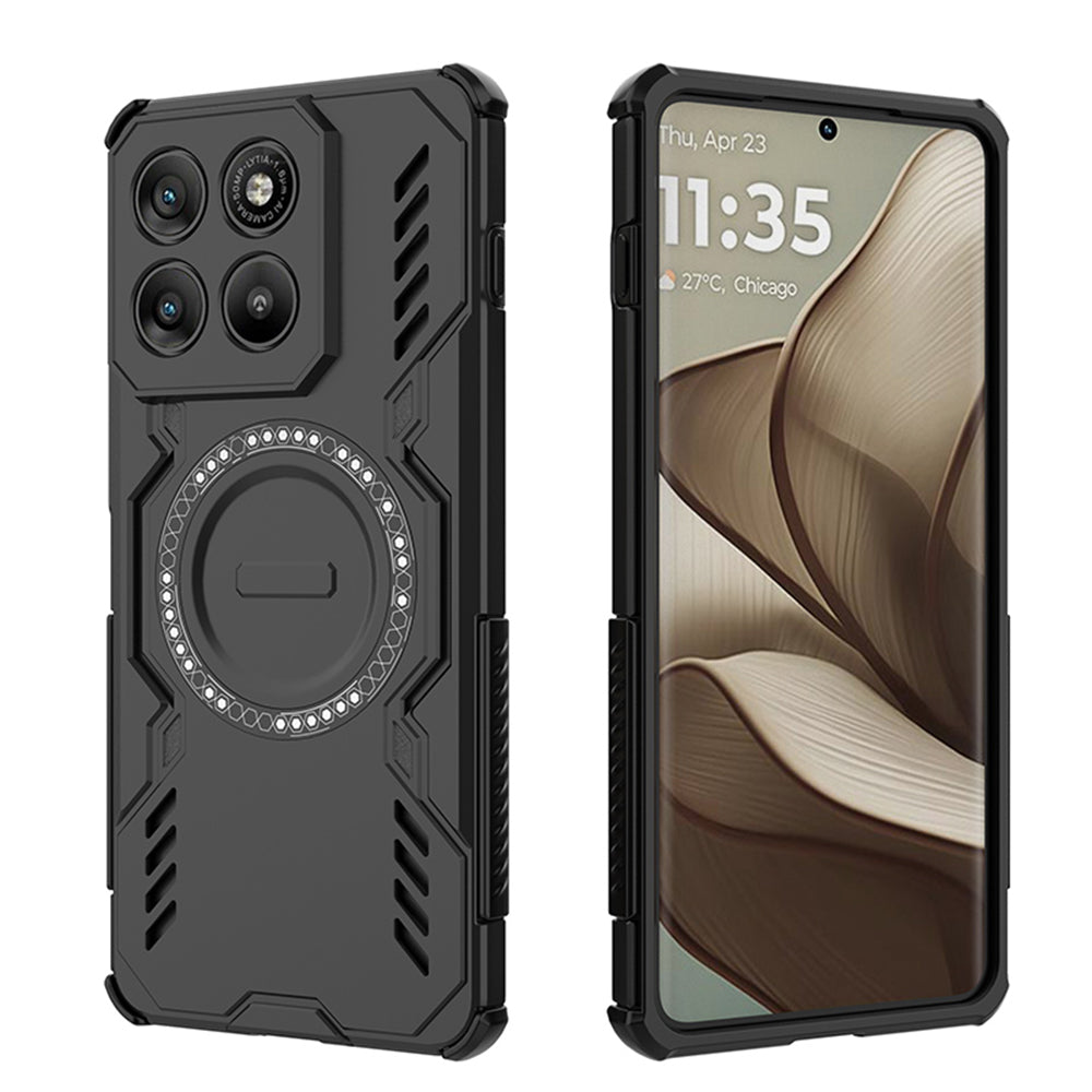 Ovitek za Motorola Edge 70, Techsuit, ArmorMag, Modra