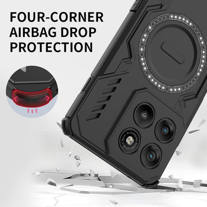 Ovitek za Motorola Edge 70, Techsuit, ArmorMag, Modra