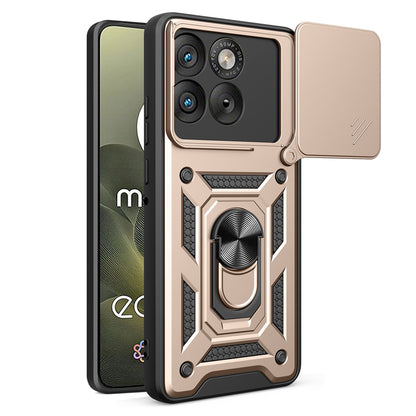 Ovitek za Motorola Edge 70, Techsuit, CamShield, Zlat