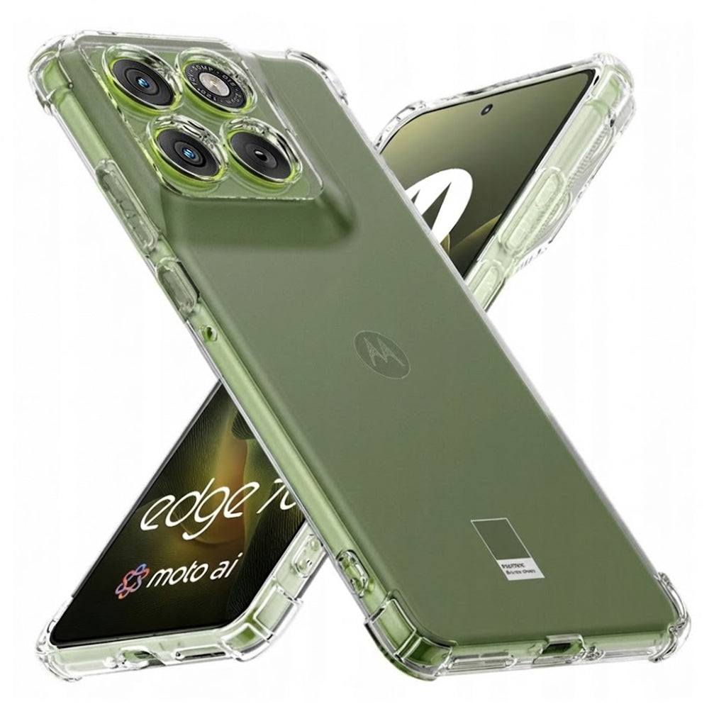 Ovitek za Motorola Edge 70, Techsuit, Shockproof Clear, Prozoren