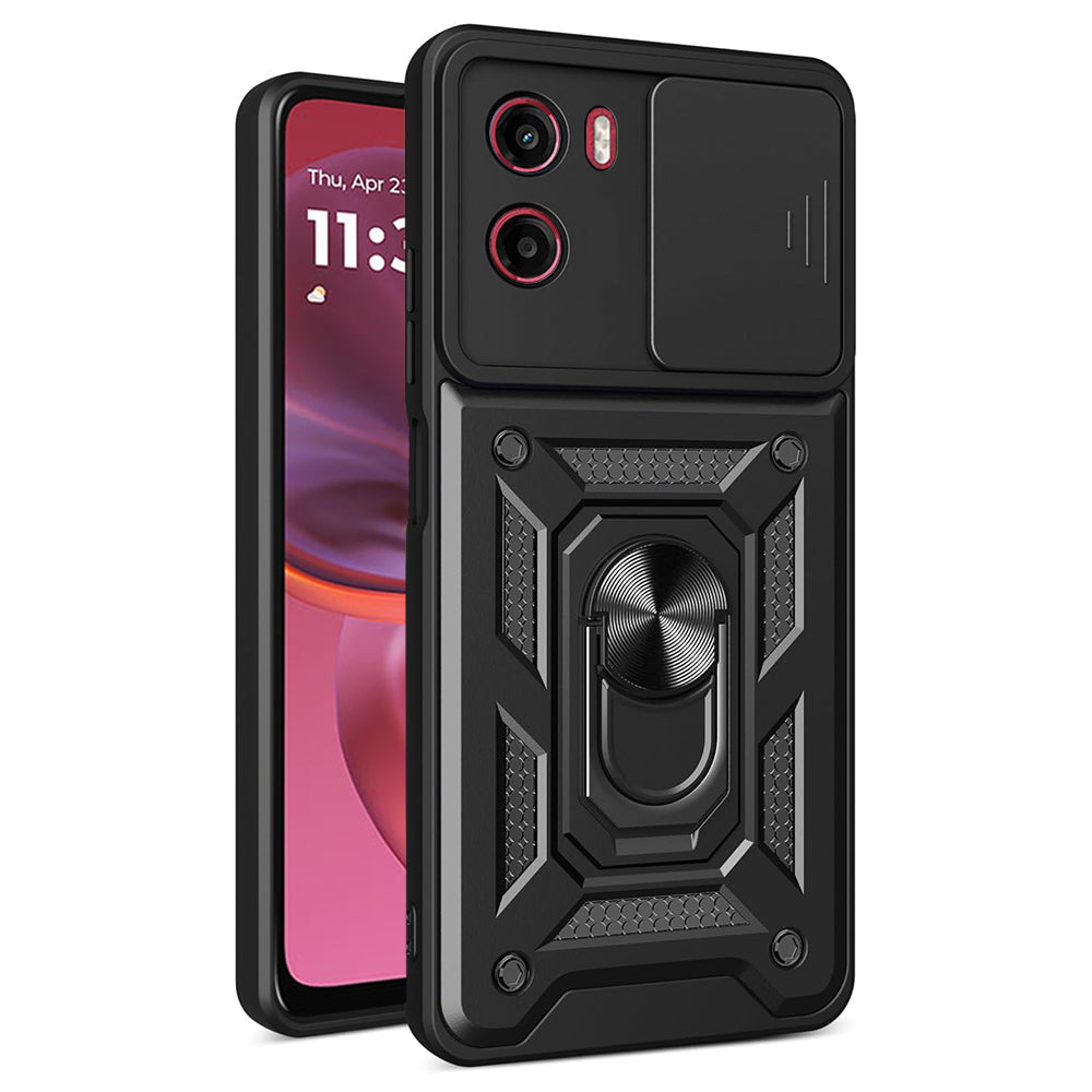 Ovitek za Motorola Moto E15 / G05, Techsuit, CamShield, Črn