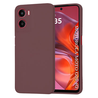 Ovitek za Motorola Moto E15 / G05, Techsuit, SoftFlex, Vijolično rdeča