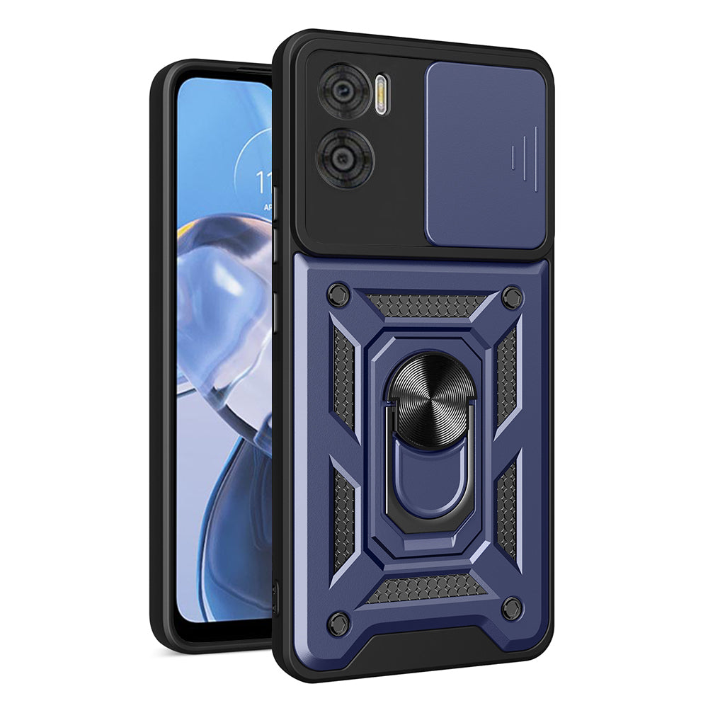 Ovitek za Motorola Moto E22i / E22, Techsuit, CamShield, Modra