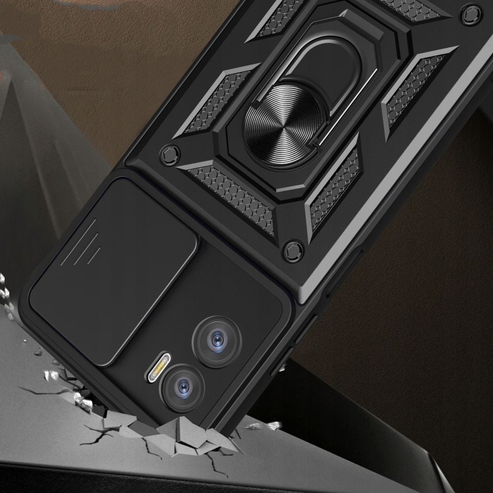 Ovitek za Motorola Moto E22i / E22, Techsuit, CamShield, Modra