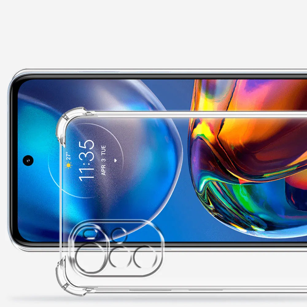 Ovitek za Motorola Moto E32s / E32 / G22, Techsuit, prozoren, odporen na udarce