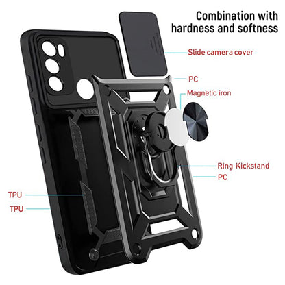 Ovitek za Motorola Moto E40 / E30 / E20, Techsuit, CamShield, Črn