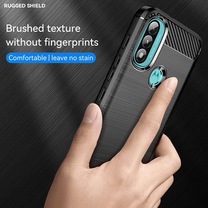 Ovitek za Motorola Moto E40 / E30 / E20, Techsuit, Karbon, Črn