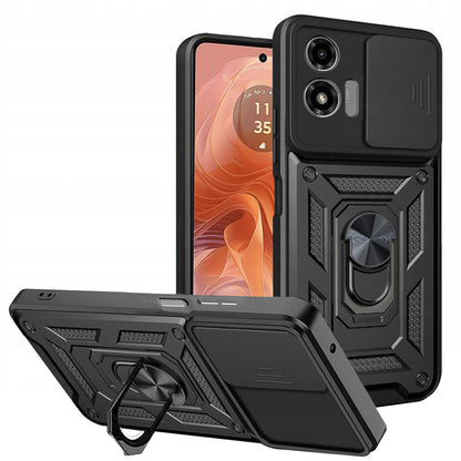 Ovitek za Motorola Moto G04s / E14 / G04 / G24, Techsuit, CamShield, Črn