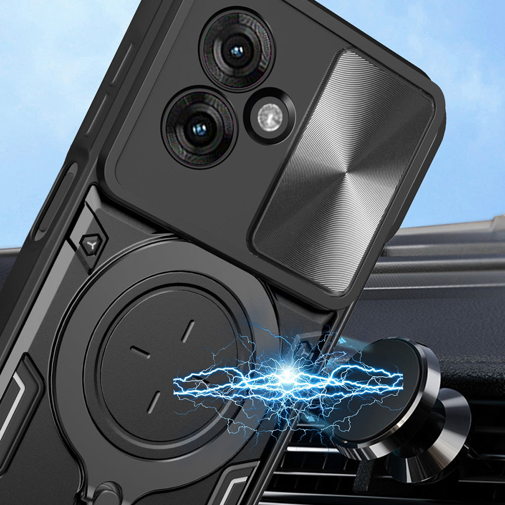 Ovitek za Motorola Moto G06, Techsuit, CamGuard Pro, Črn