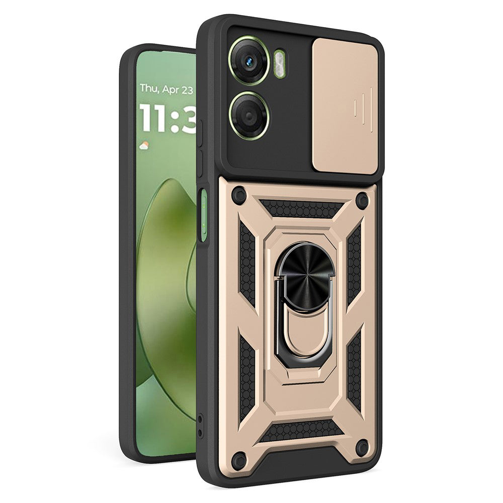 Ovitek za Motorola Moto G06, Techsuit, CamShield, Zlat