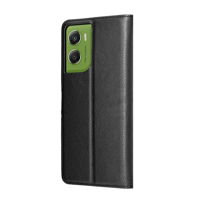 Ovitek za Motorola Moto G06, Techsuit, Leather Folio, črn