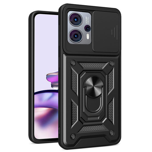 Ovitek za Motorola Moto G13 / G23 / G53, Techsuit, CamShield, Črn