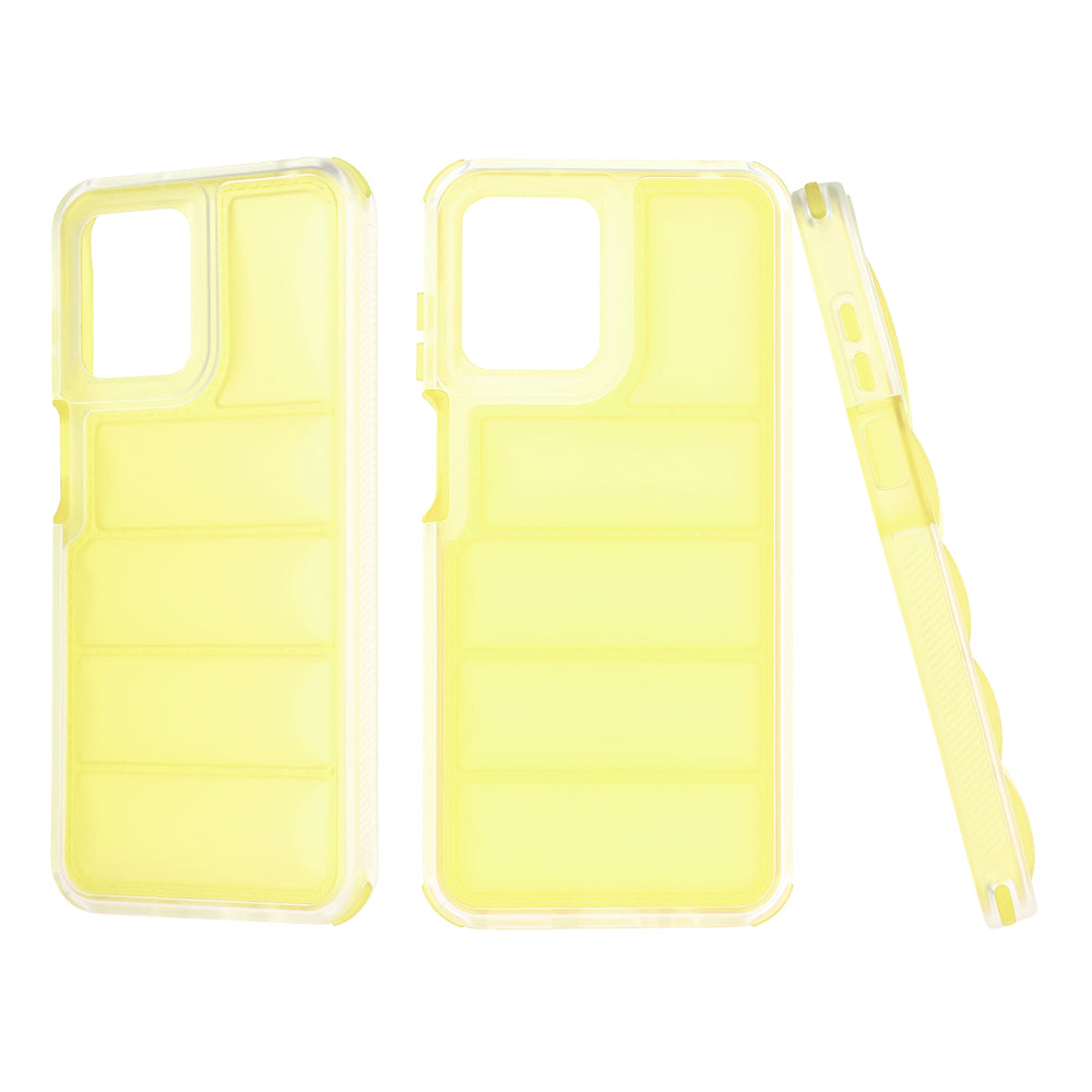 Ovitek za Motorola Moto G13 / G23 / G53, Techsuit, Wave Shield, rumen