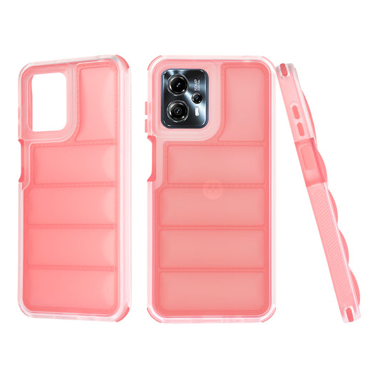 Ovitek za Motorola Moto G13 / G23 / G53, Techsuit, Wave Shield, Rdeča