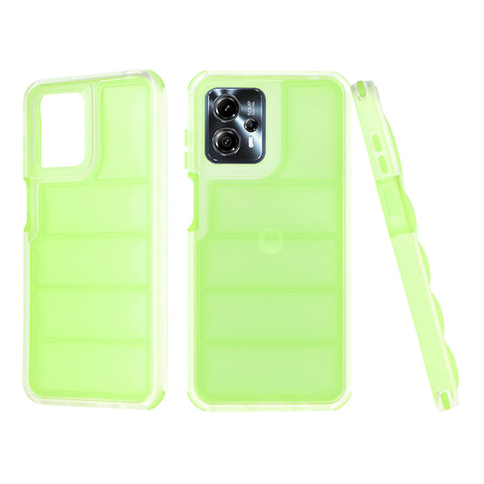 Ovitek za Motorola Moto G13 / G23 / G53, Techsuit, Wave Shield, Zeleno