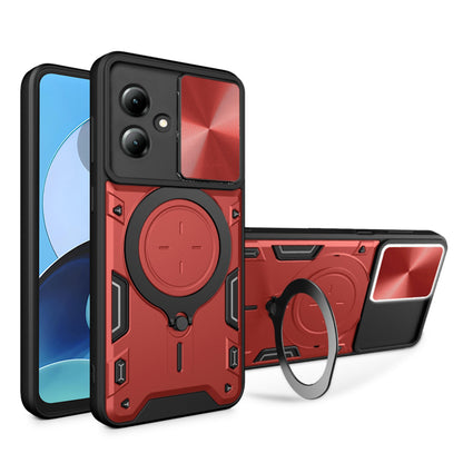 Ovitek za Motorola Moto G14, Techsuit, CamGuard Pro, rdeč