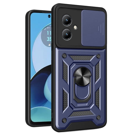 Ovitek za Motorola Moto G14, Techsuit, CamShield, modra