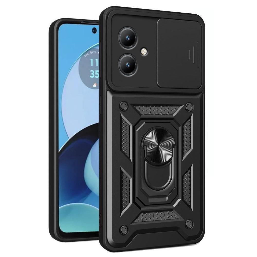 Ovitek za Motorola Moto G14, Techsuit, CamShield, Črn