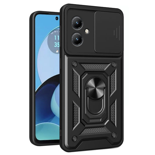 Ovitek za Motorola Moto G14, Techsuit, CamShield, Črn