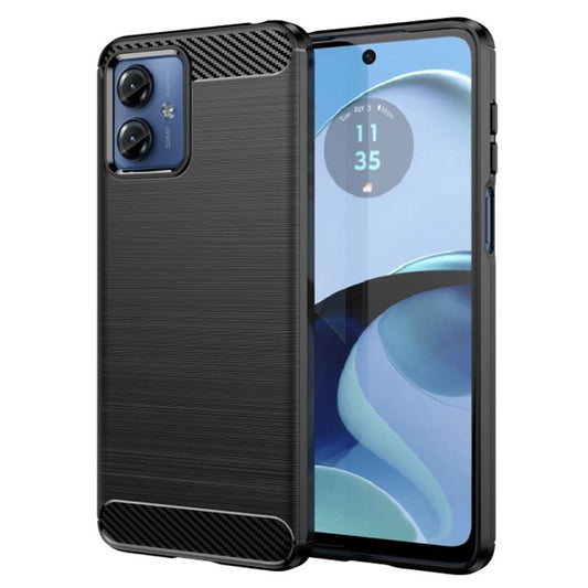 Ovitek za Motorola Moto G14, Techsuit, Karbon, Črn
