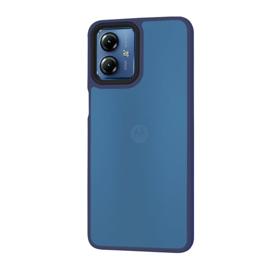 Ovitek za Motorola Moto G14, Techsuit, HaloFrost, Temno modra