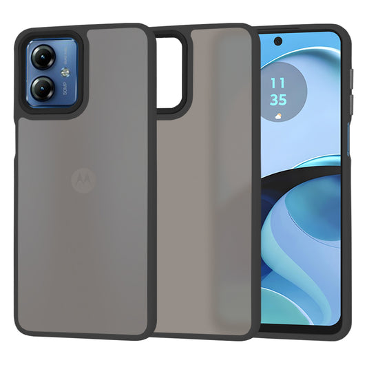 Ovitek za Motorola Moto G14, Techsuit, HaloFrost, Črn
