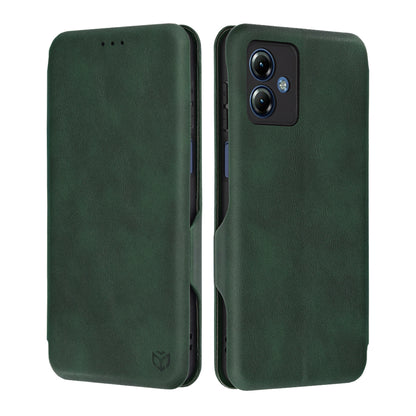 Ovitek za Motorola Moto G14, Techsuit, Safe Wallet Plus, Zelen