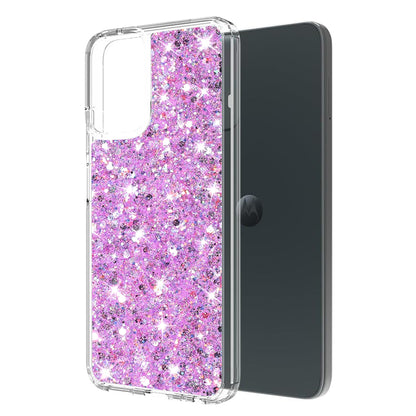 Ovitek za Motorola Moto G14, Techsuit, bleščeči bleščice, magenta