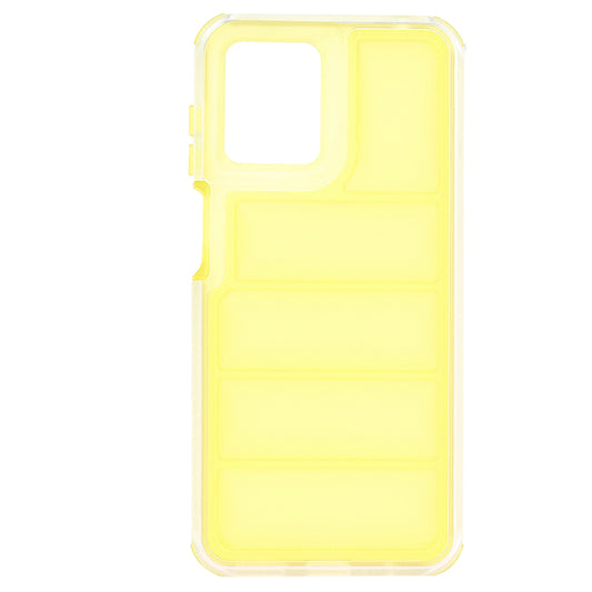 Ovitek za Motorola Moto G14, Techsuit, Wave Shield, rumen