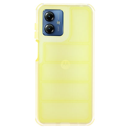 Ovitek za Motorola Moto G14, Techsuit, Wave Shield, rumen