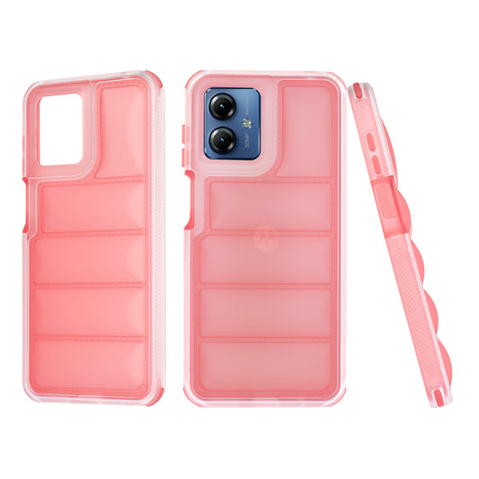 Ovitek za Motorola Moto G14, Techsuit, Wave Shield, Rdeča