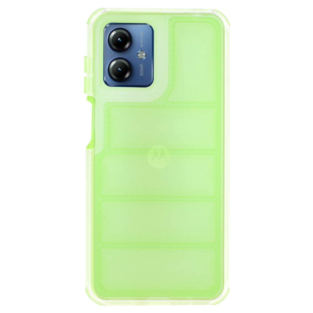 Ovitek za Motorola Moto G14, Techsuit, Wave Shield, Zelen