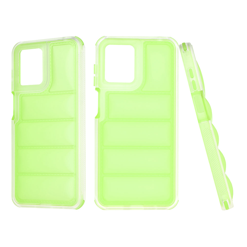 Ovitek za Motorola Moto G14, Techsuit, Wave Shield, Zelen