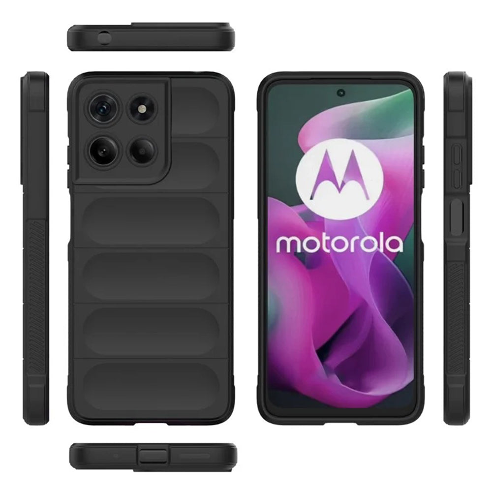 Ovitek za Motorola Moto G15 / G15 Power, Techsuit, Magic Shield, Črn
