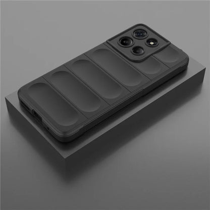 Ovitek za Motorola Moto G15 / G15 Power, Techsuit, Magic Shield, Črn