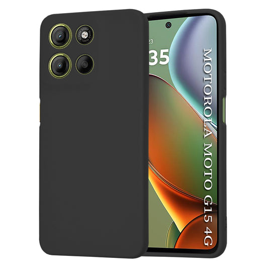 Ovitek za Motorola Moto G15 / G15 Power, Techsuit, SoftFlex, Črn