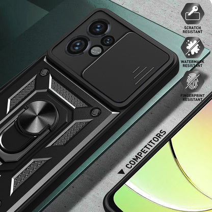 Ovitek za Motorola Moto G24 Power, Techsuit, CamShield, Črn