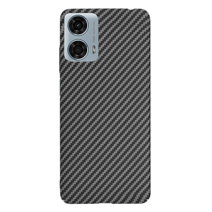 Ovitek za Motorola Moto G24 Power, Techsuit, Carbonite FiberShell, Črn
