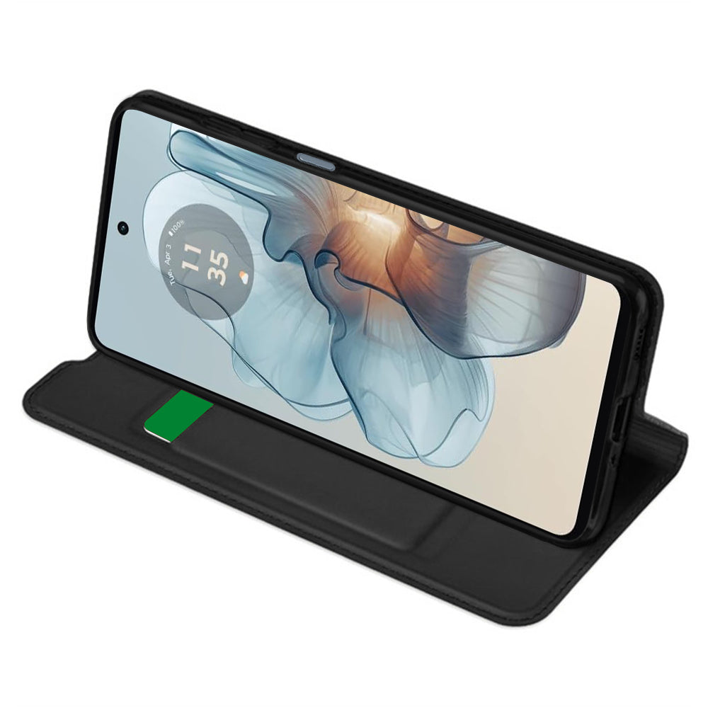 Ovitek za Motorola Moto G24 Power, Techsuit, Magskin Book, Črn