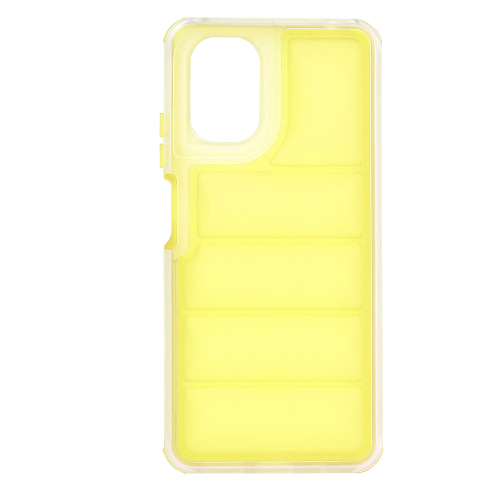 Ovitek za Motorola Moto G24 Power, Techsuit, Wave Shield, rumen