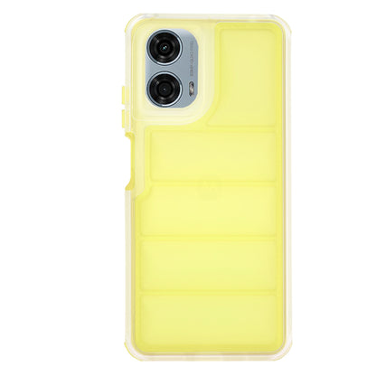 Ovitek za Motorola Moto G24 Power, Techsuit, Wave Shield, rumen